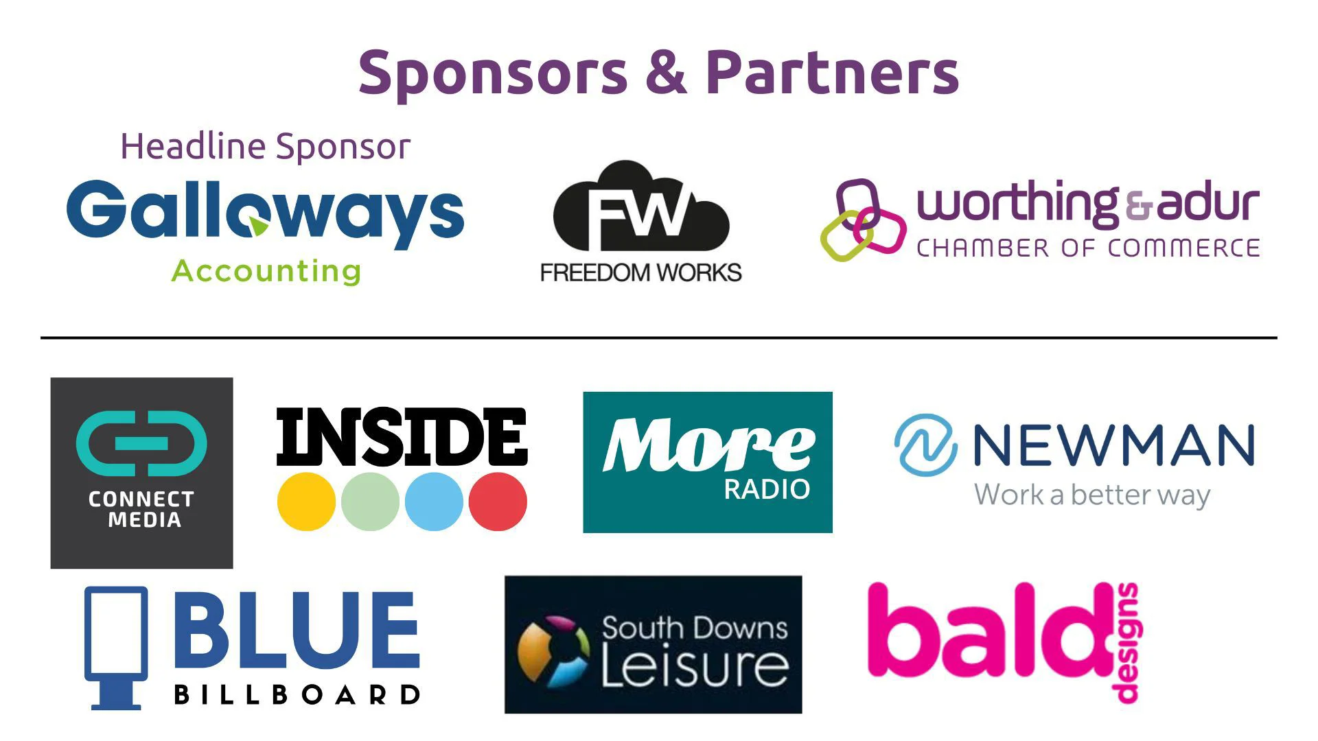 sponsors and partners